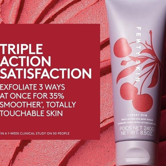 Fenty Skin Cherry Dub Triple Action AHA Body Scrub - Picture 11 of 13